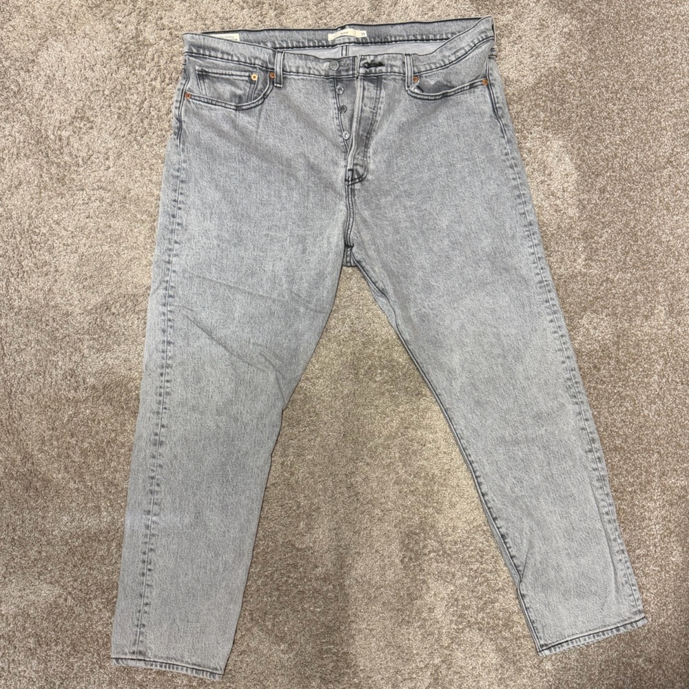 Levi’s 501 Gray Acid Wash Denim Jeans